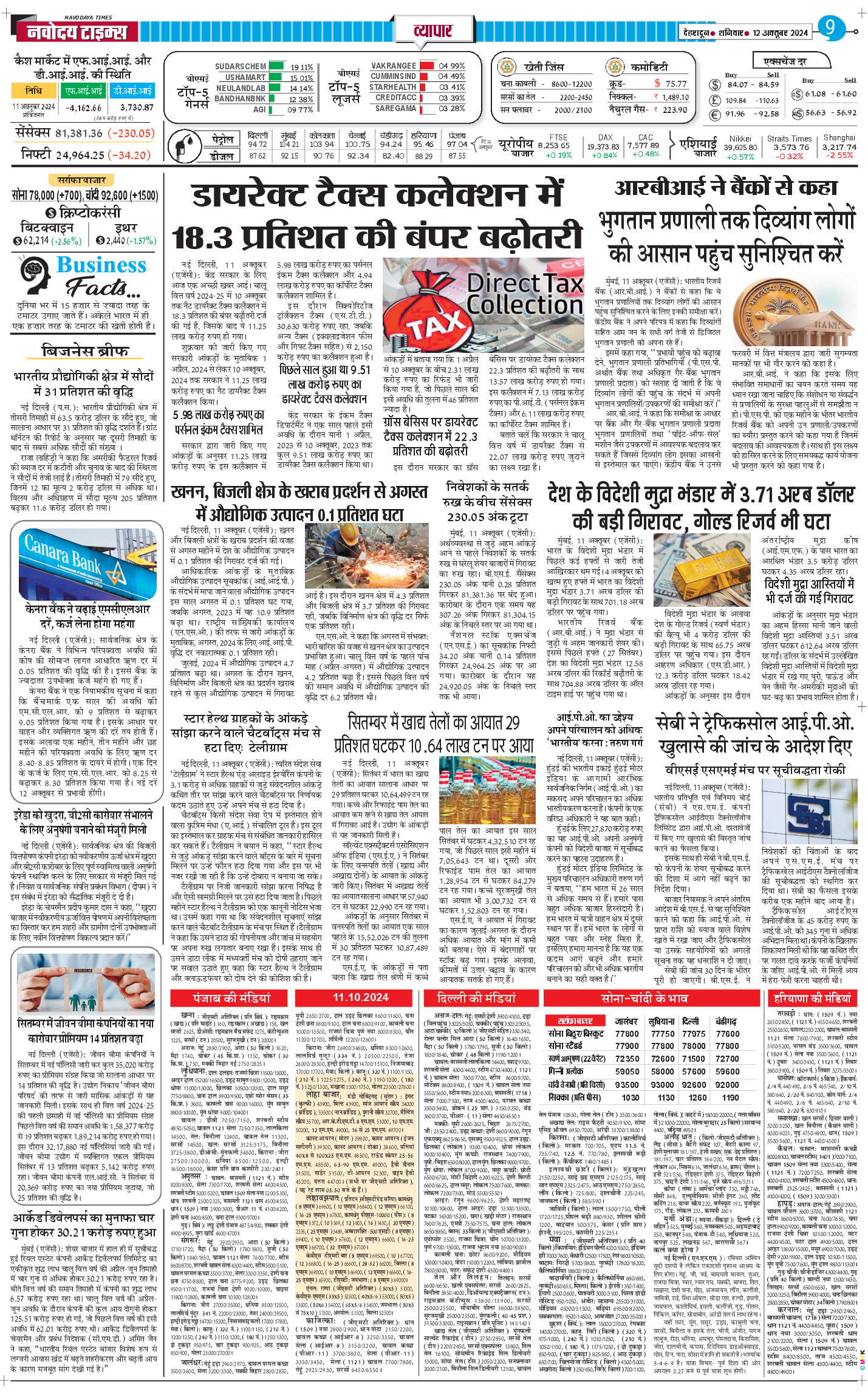 THE NAVODAYA TIMES MAIN UTTARAKHAND AND DEHRADUN 2024-10-12