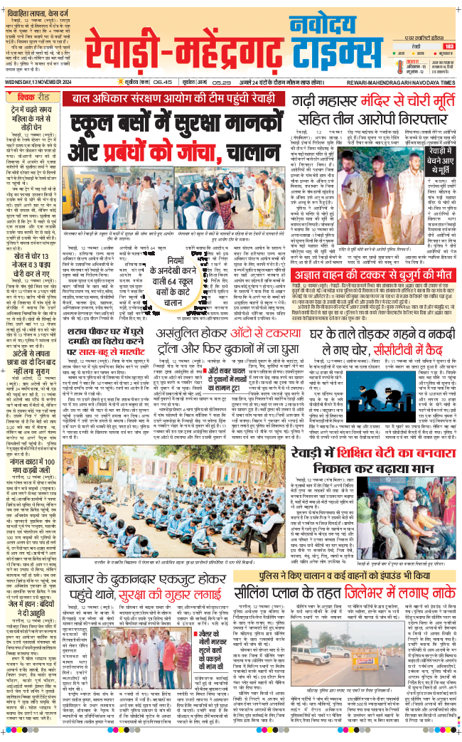 REWARI MAHENDERGARH TIMES 2024-11-13