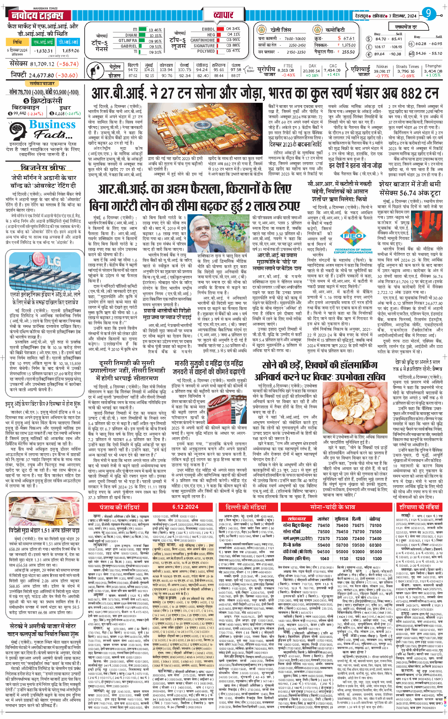 THE NAVODAYA TIMES MAIN UTTARAKHAND AND DEHRADUN 2024-12-07