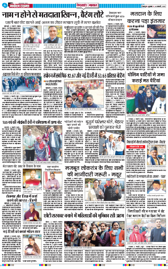 THE NAVODAYA TIMES MAIN UTTARAKHAND AND DEHRADUN 2025-01-24