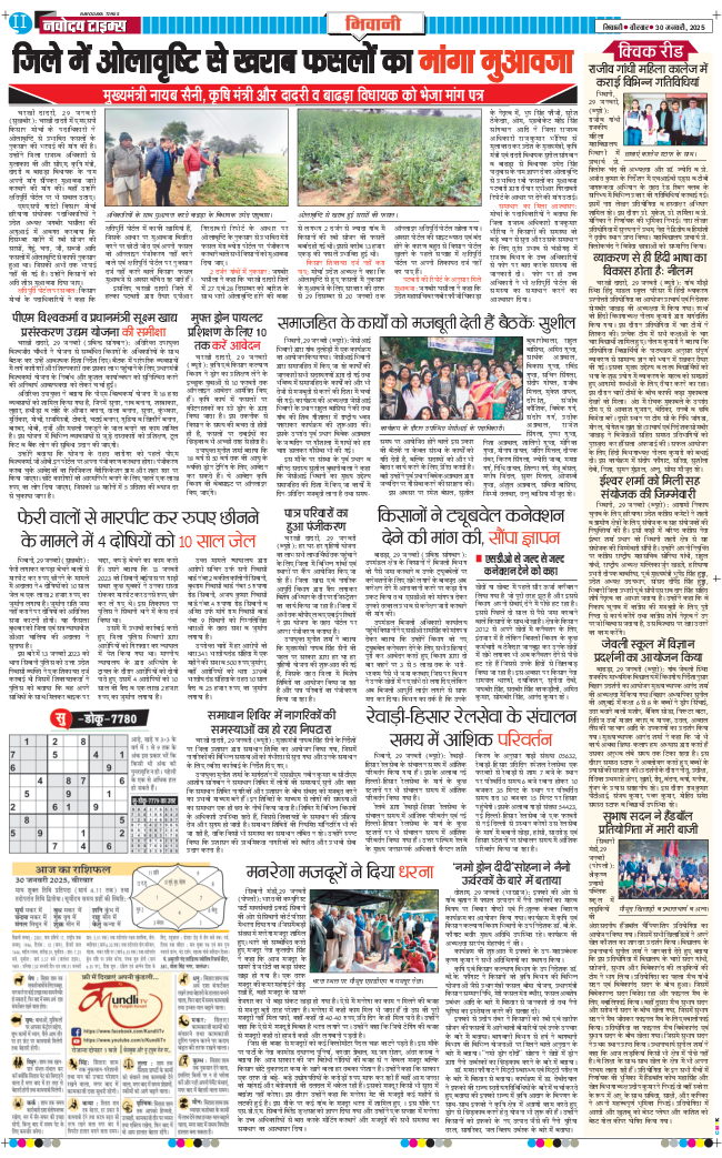 BHIWANI TIMES 2025-01-30