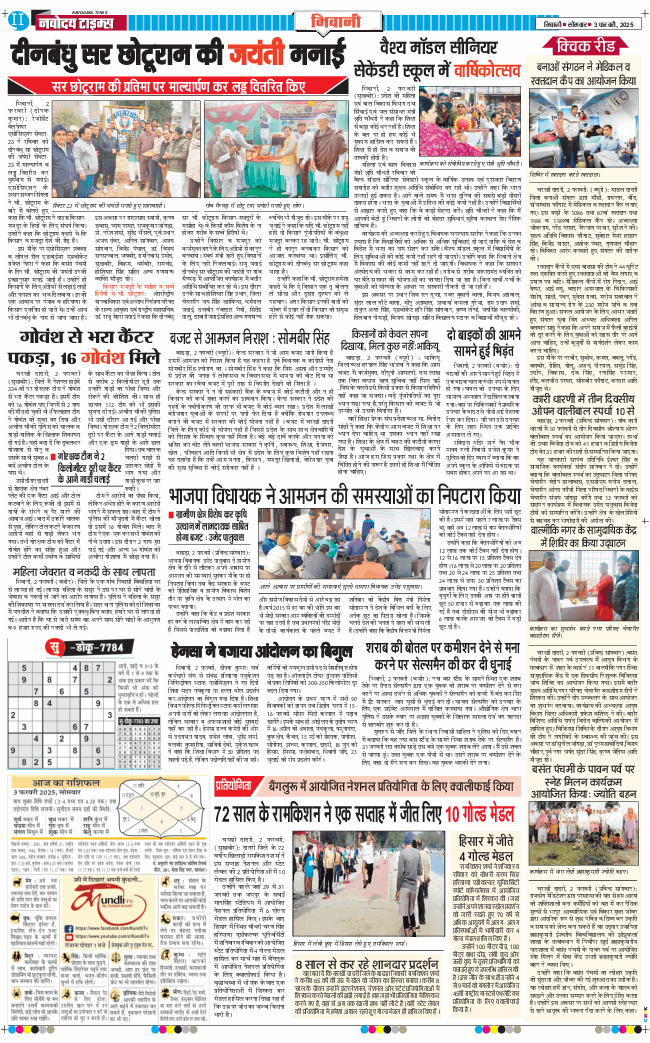 BHIWANI TIMES 2025-02-03