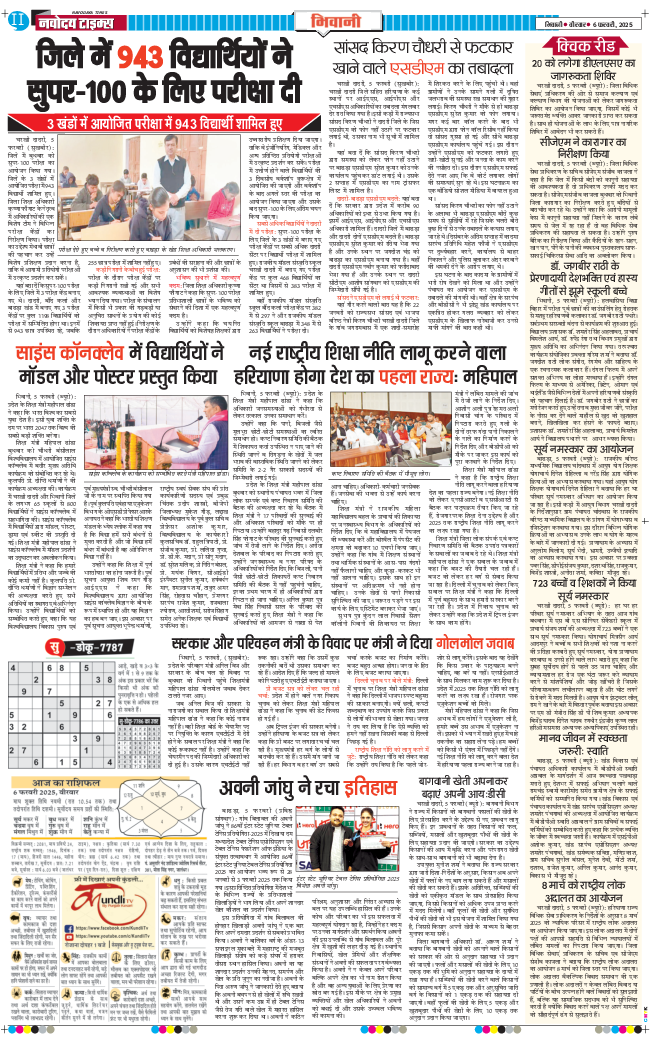 BHIWANI TIMES 2025-02-06