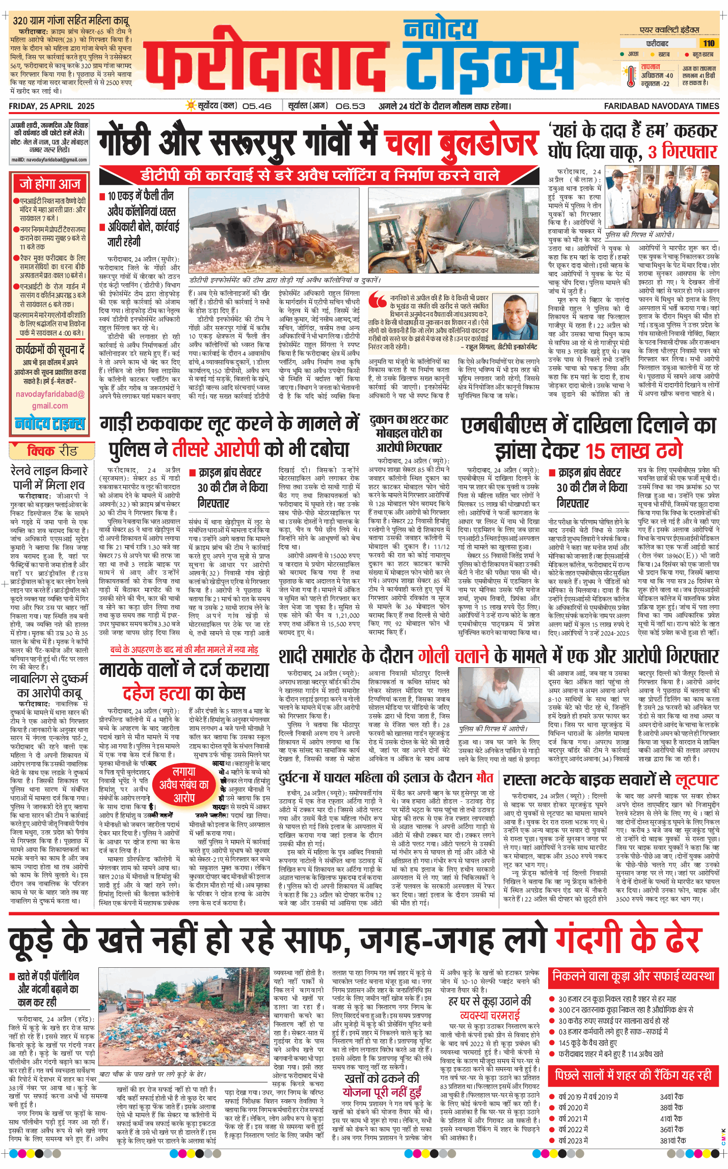 Faridabad 2025-04-25
