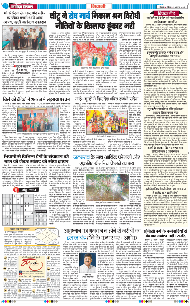 BHIWANI TIMES 2025-08-03
