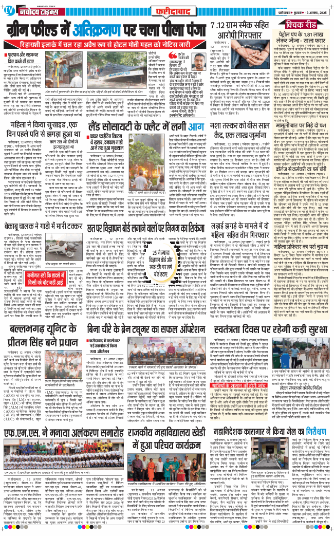 Faridabad 2025-08-13