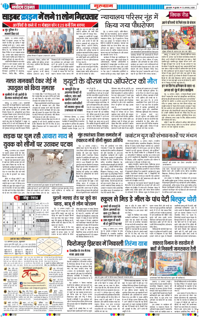 Gurgaon 2025-08-13