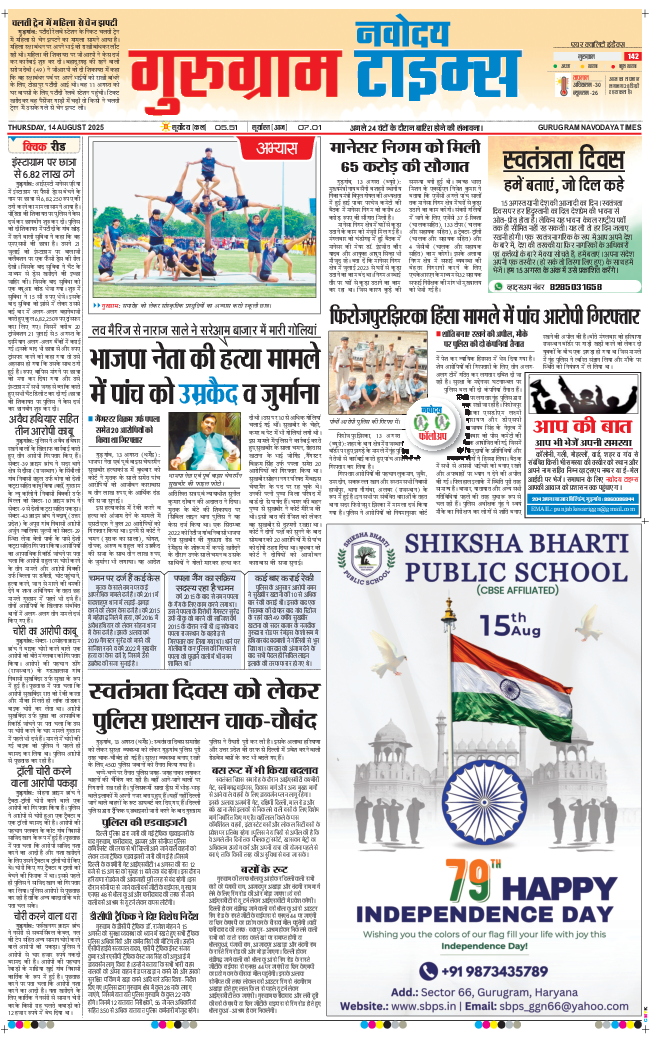 Gurgaon 2025-08-14