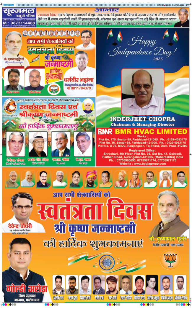 Faridabad 2025-08-15