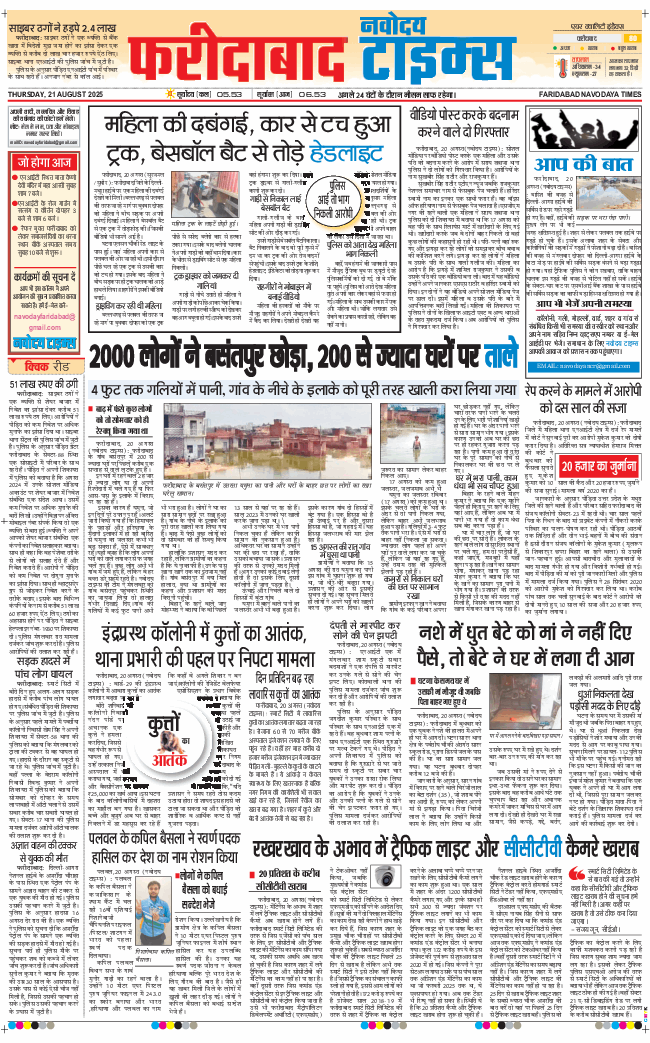 Faridabad 2025-08-21