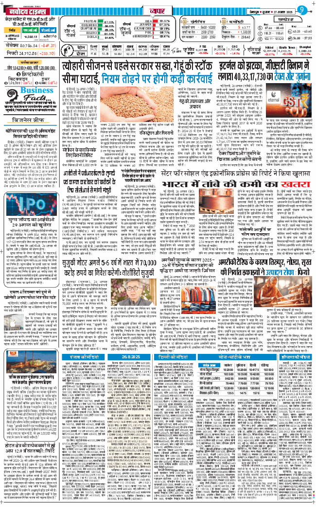 THE NAVODAYA TIMES MAIN UTTARAKHAND AND DEHRADUN 2025-08-27