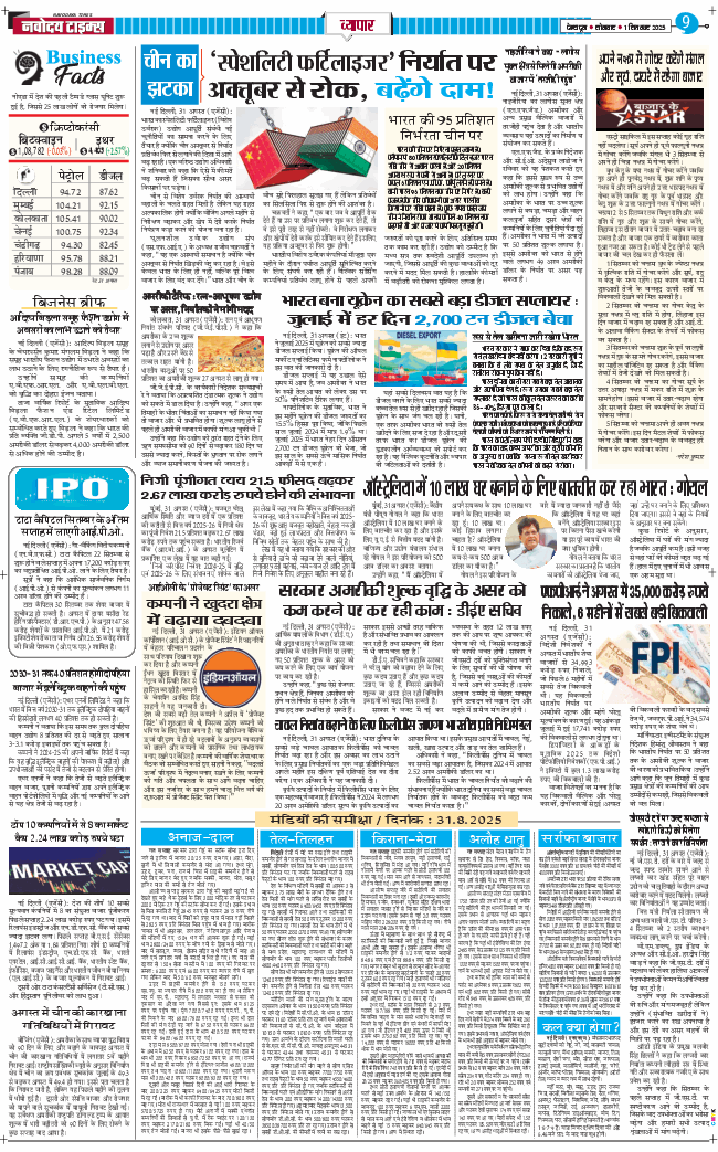 THE NAVODAYA TIMES MAIN UTTARAKHAND AND DEHRADUN 2025-09-01