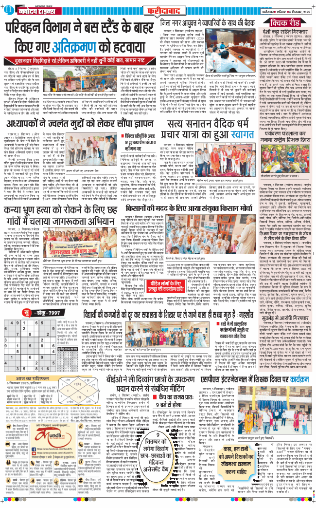 Faridabad 2025-09-06