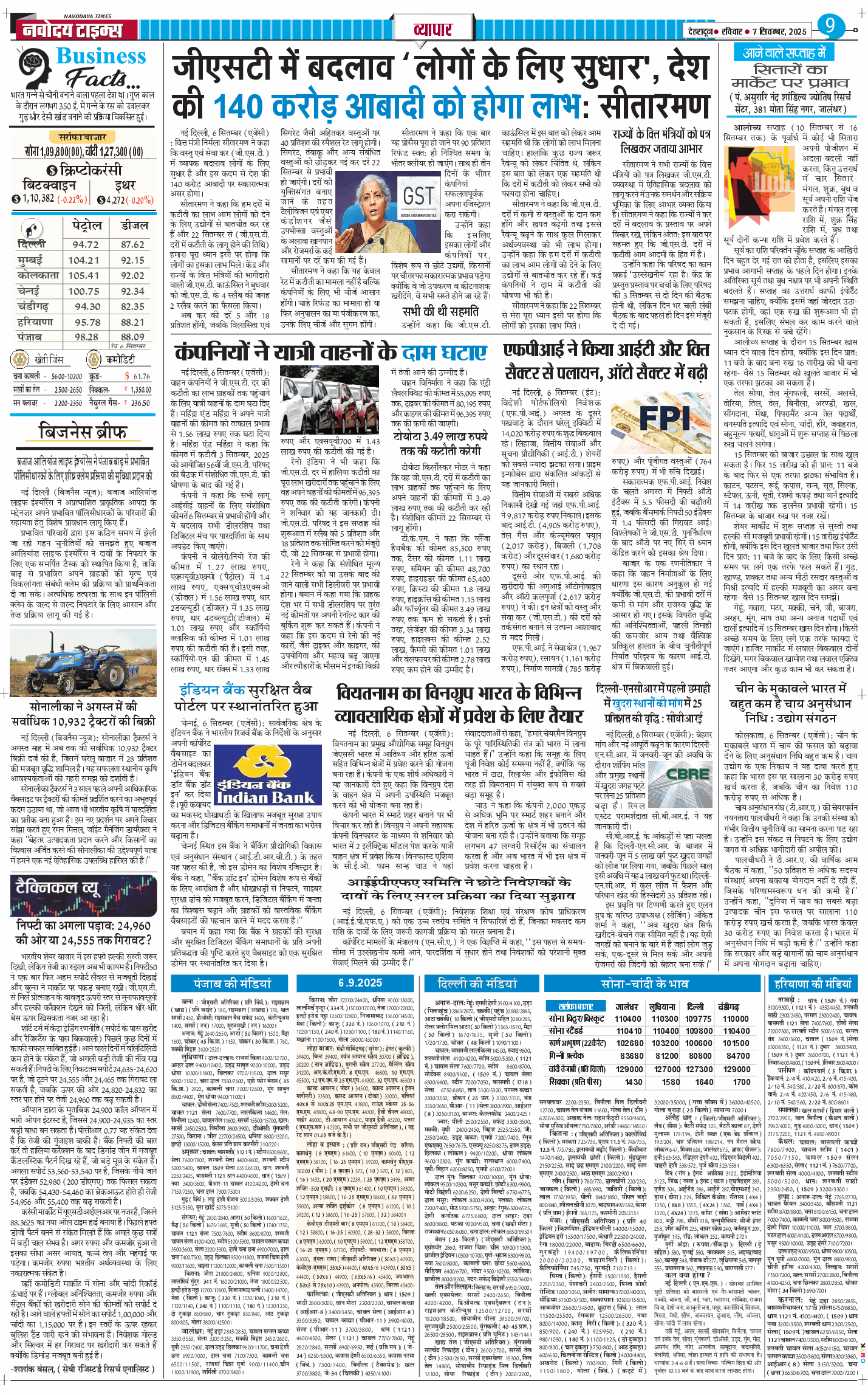 THE NAVODAYA TIMES MAIN UTTARAKHAND AND DEHRADUN 2025-09-07