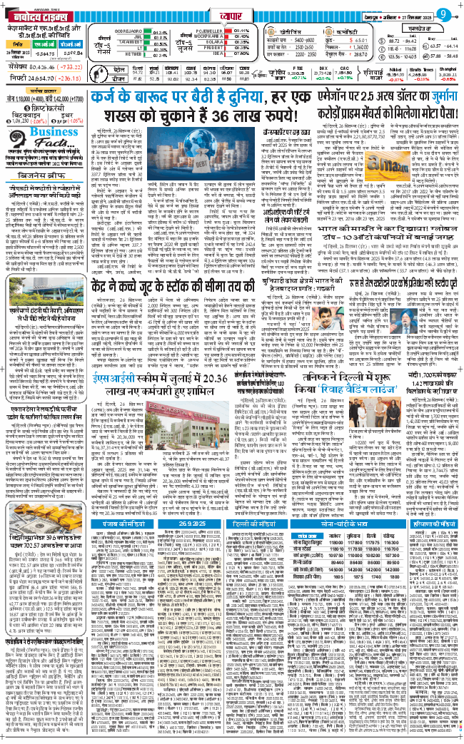 THE NAVODAYA TIMES MAIN UTTARAKHAND AND DEHRADUN 2025-09-27