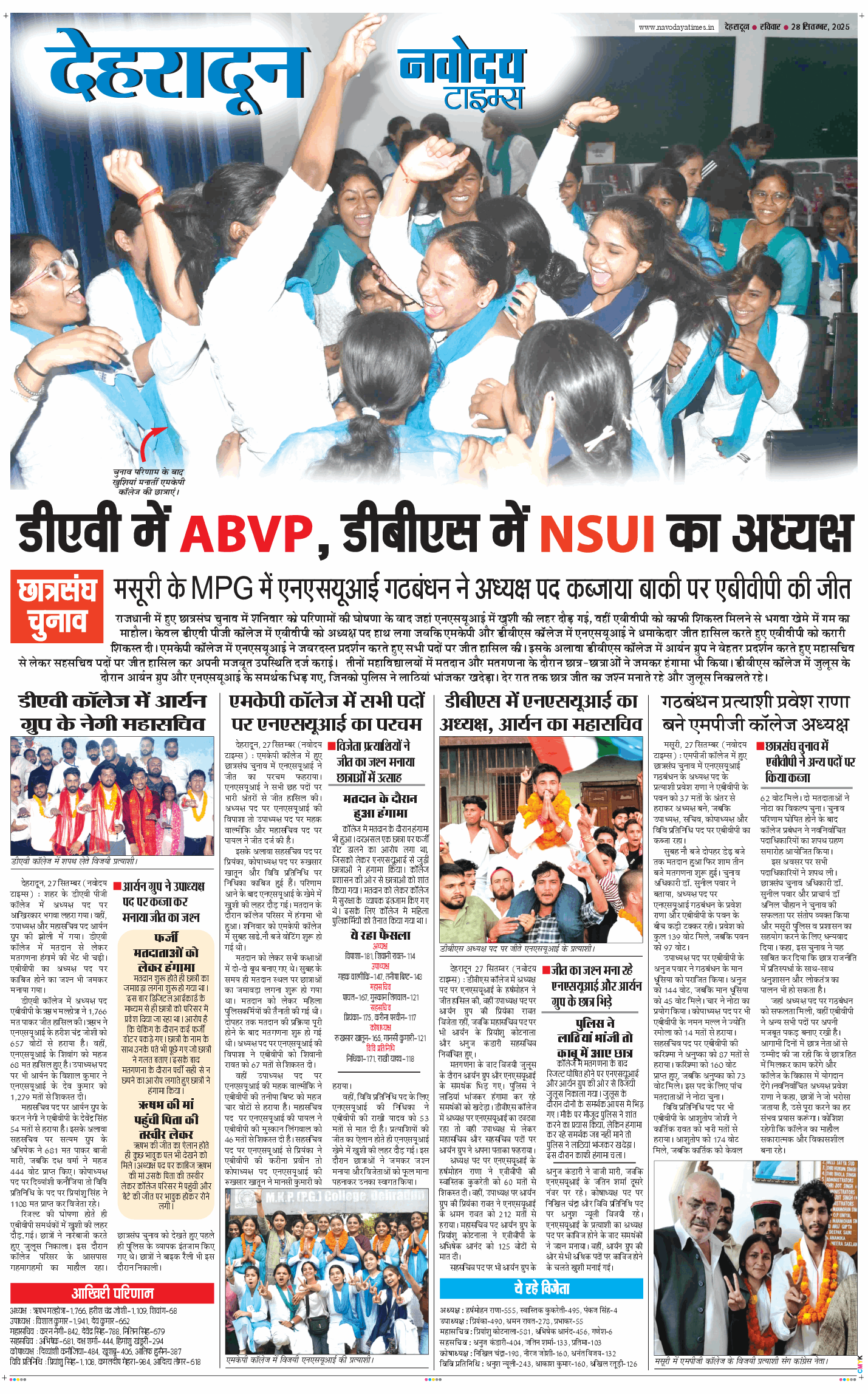 DEHRADUN TIMES 2025-09-28