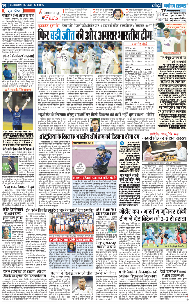 THE NAVODAYA TIMES MAIN UTTARAKHAND AND DEHRADUN 2025-10-12