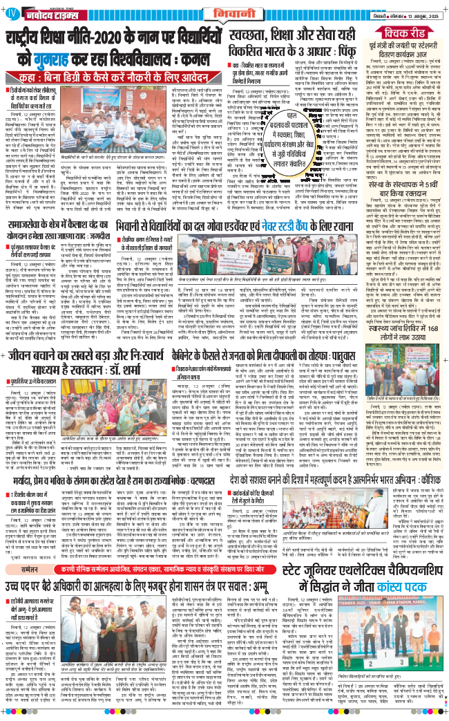 BHIWANI TIMES 2025-10-13
