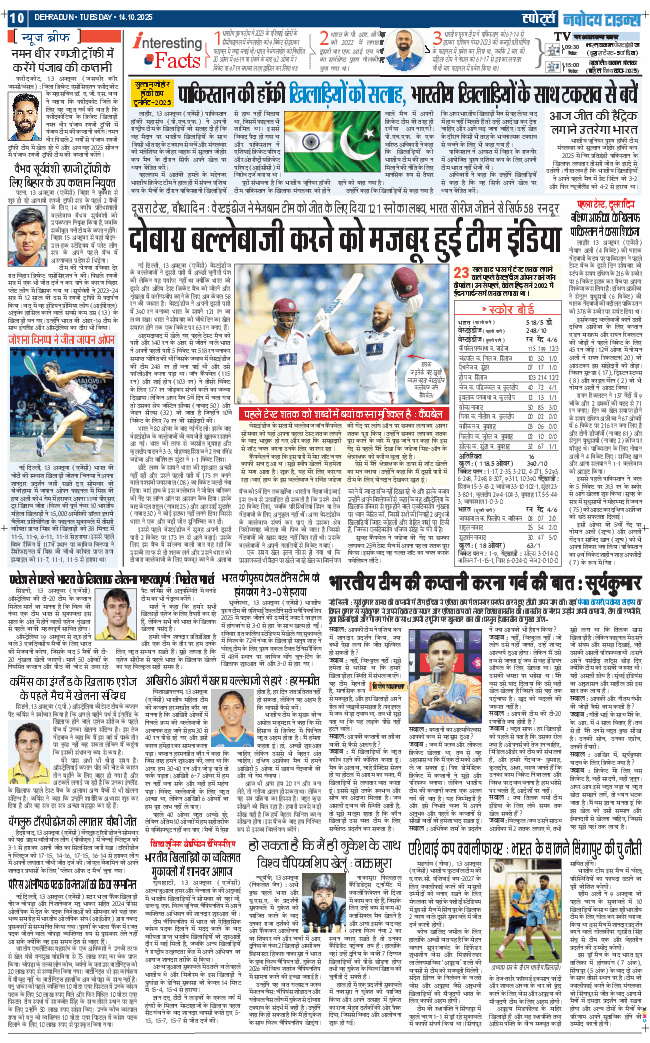 THE NAVODAYA TIMES MAIN UTTARAKHAND AND DEHRADUN 2025-10-14