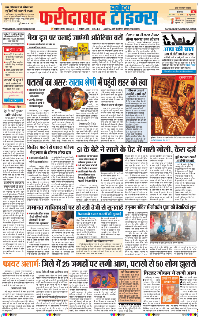 Faridabad 2025-10-22