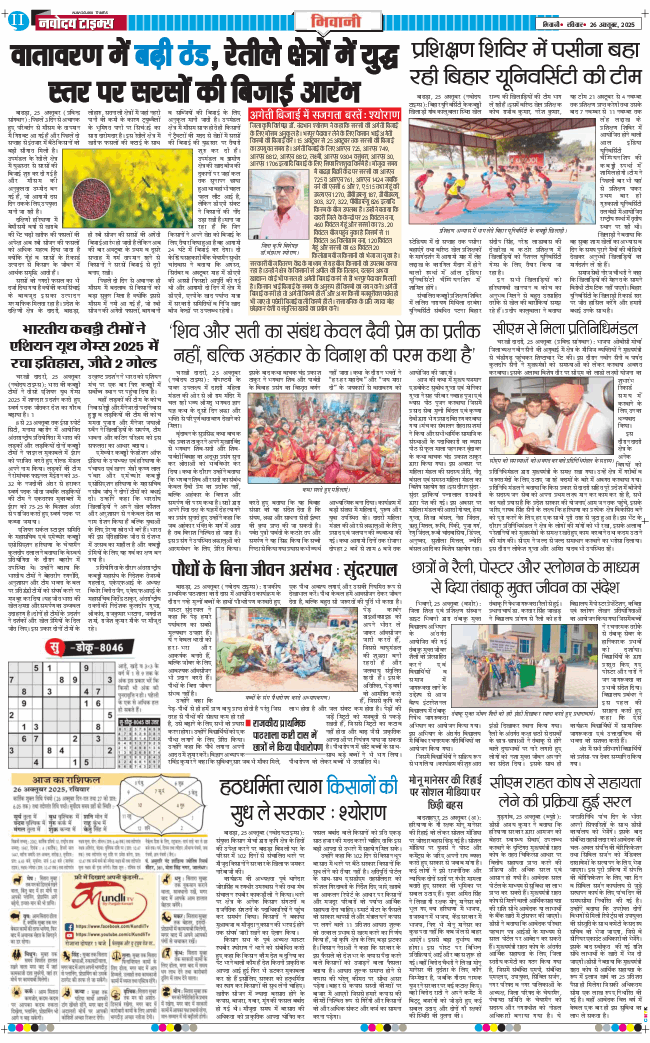 BHIWANI TIMES 2025-10-26