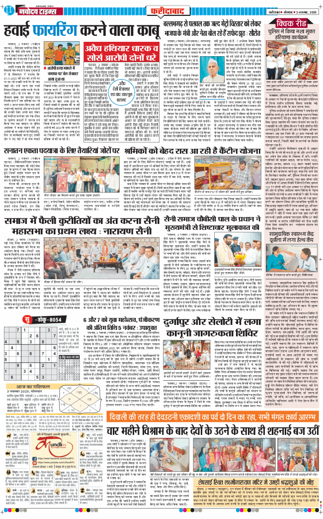 Faridabad 2025-11-03