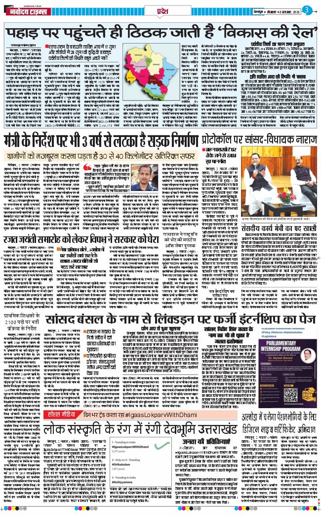 THE NAVODAYA TIMES MAIN UTTARAKHAND AND DEHRADUN 2025-11-03