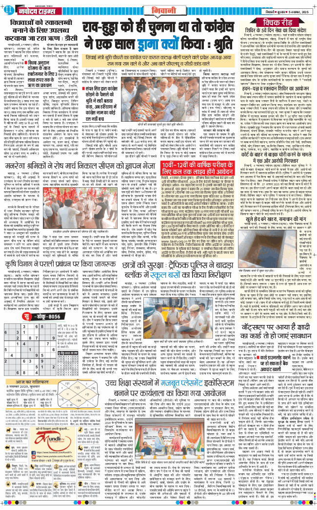 BHIWANI TIMES 2025-11-05