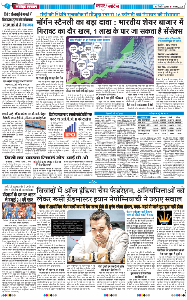 THE NAVODAYATIMES NCR MAIN 2025-11-07