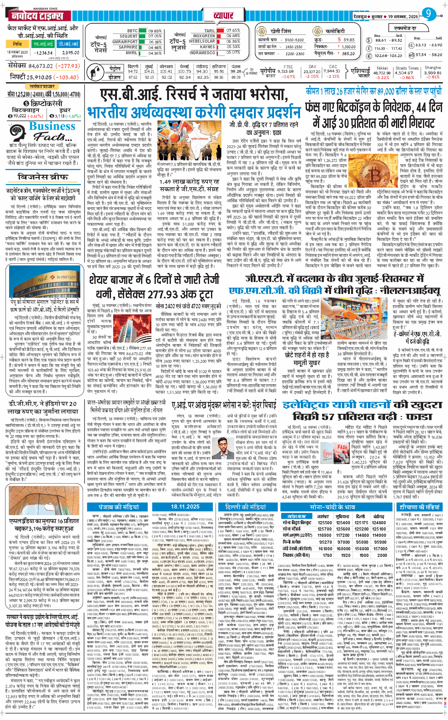 THE NAVODAYA TIMES MAIN UTTARAKHAND AND DEHRADUN 2025-11-19