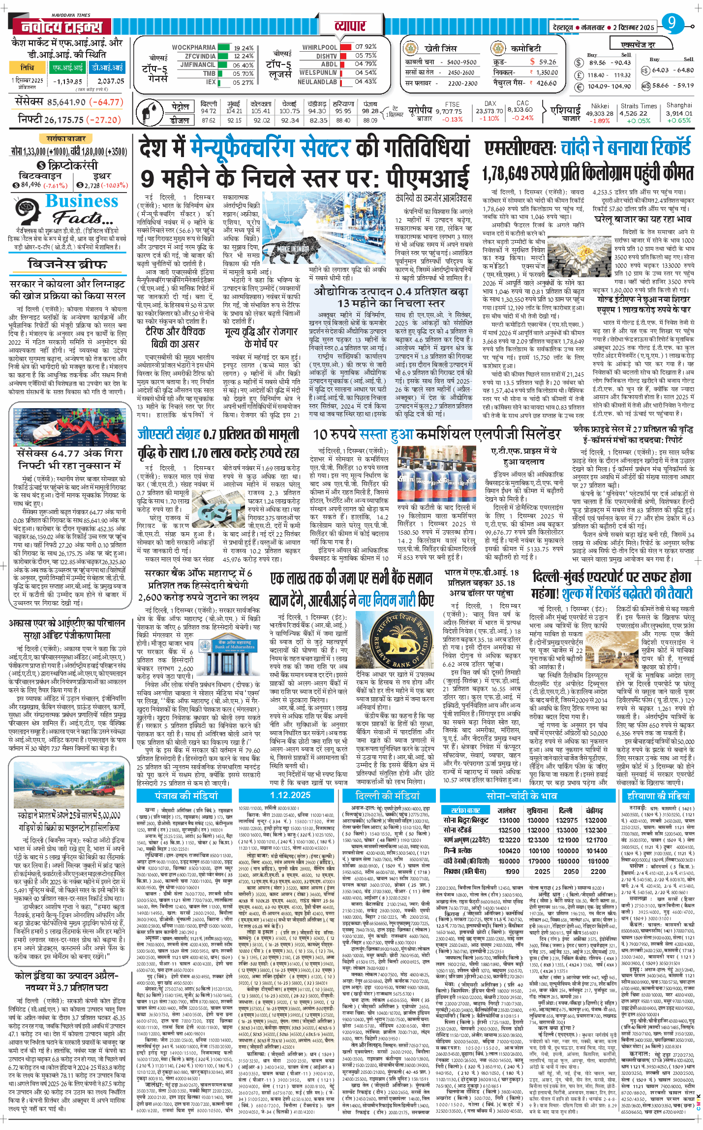 THE NAVODAYA TIMES MAIN UTTARAKHAND AND DEHRADUN 2025-12-02