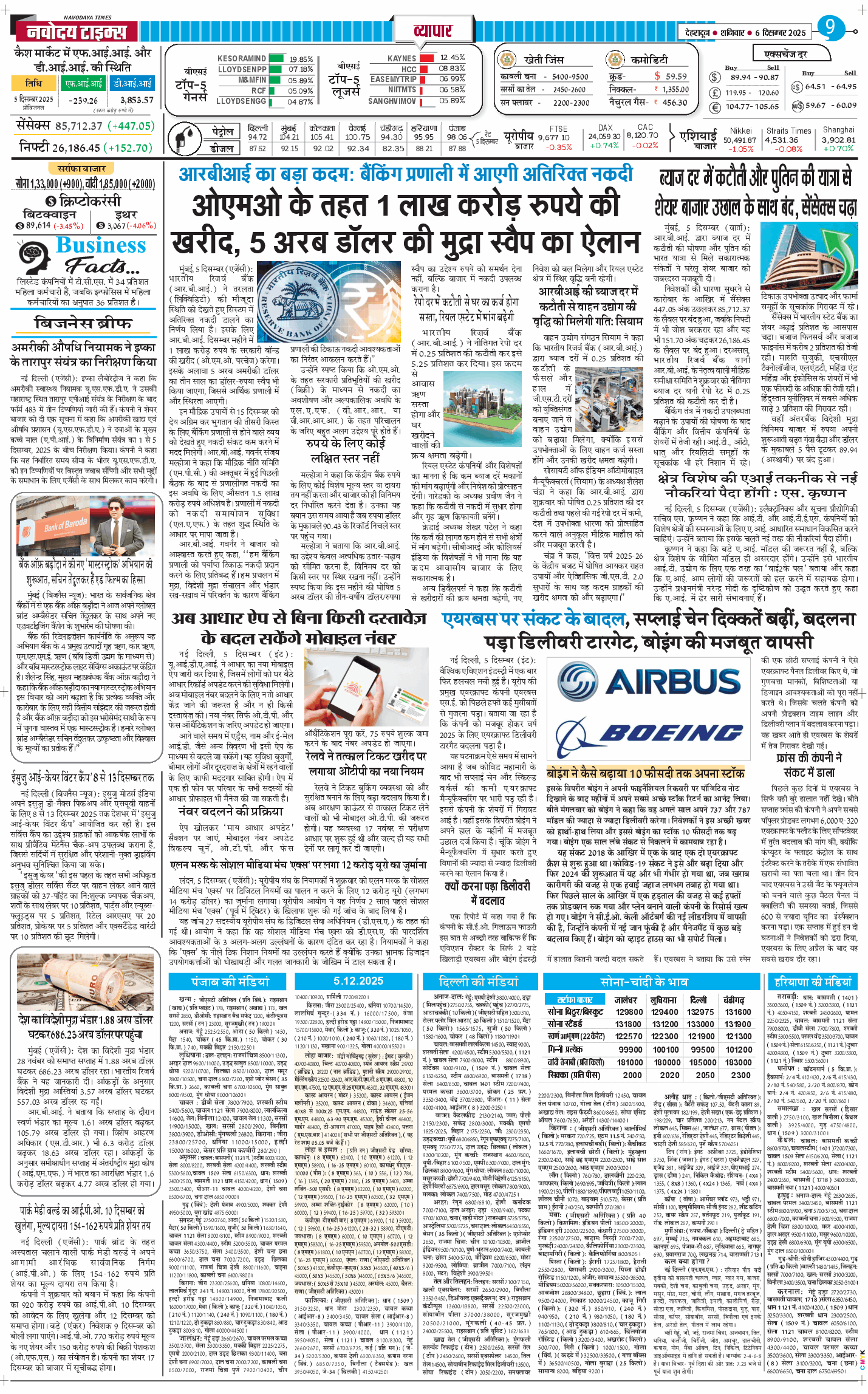 THE NAVODAYA TIMES MAIN UTTARAKHAND AND DEHRADUN 2025-12-06