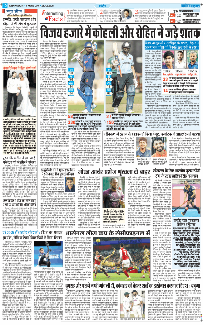 THE NAVODAYA TIMES MAIN UTTARAKHAND AND DEHRADUN 2025-12-25