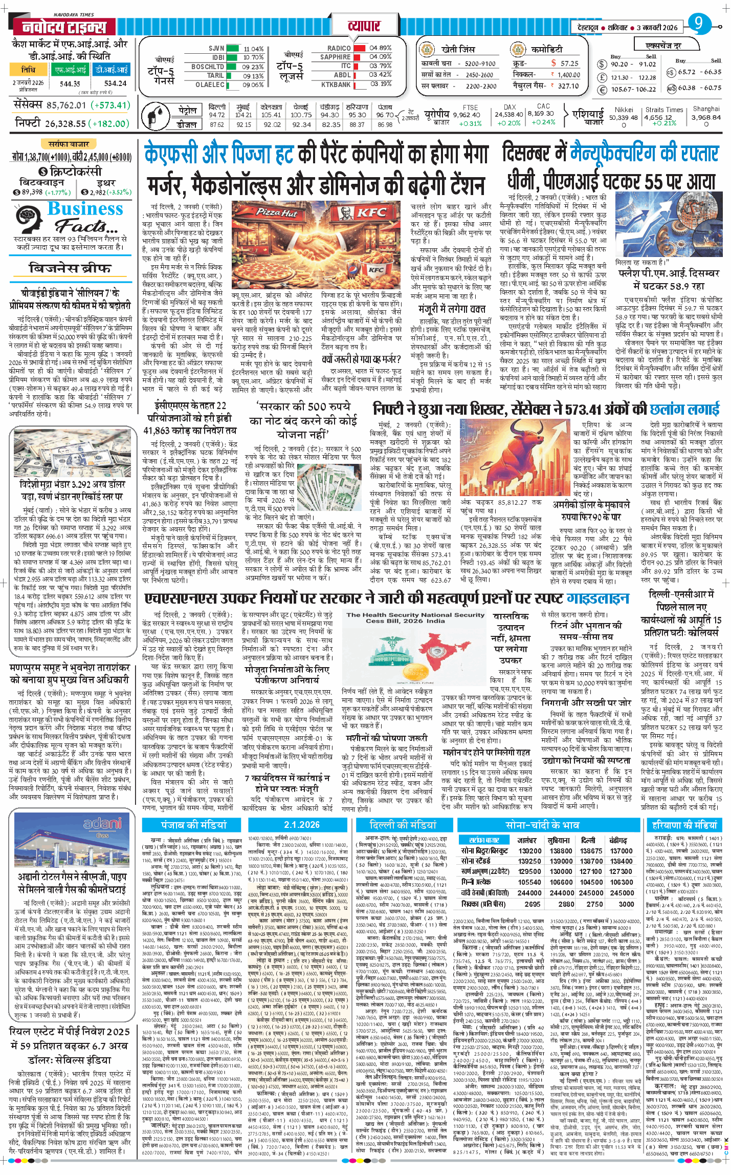 THE NAVODAYA TIMES MAIN UTTARAKHAND AND DEHRADUN 2026-01-03
