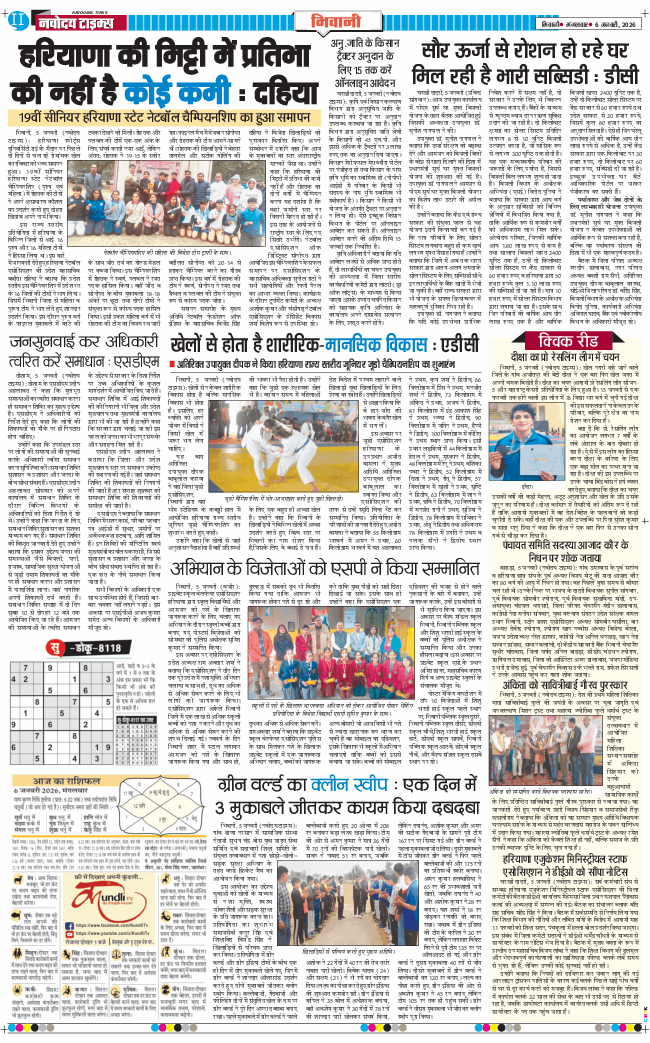 BHIWANI TIMES 2026-01-06