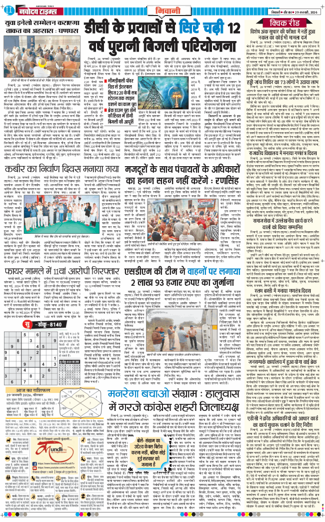 BHIWANI TIMES 2026-01-29