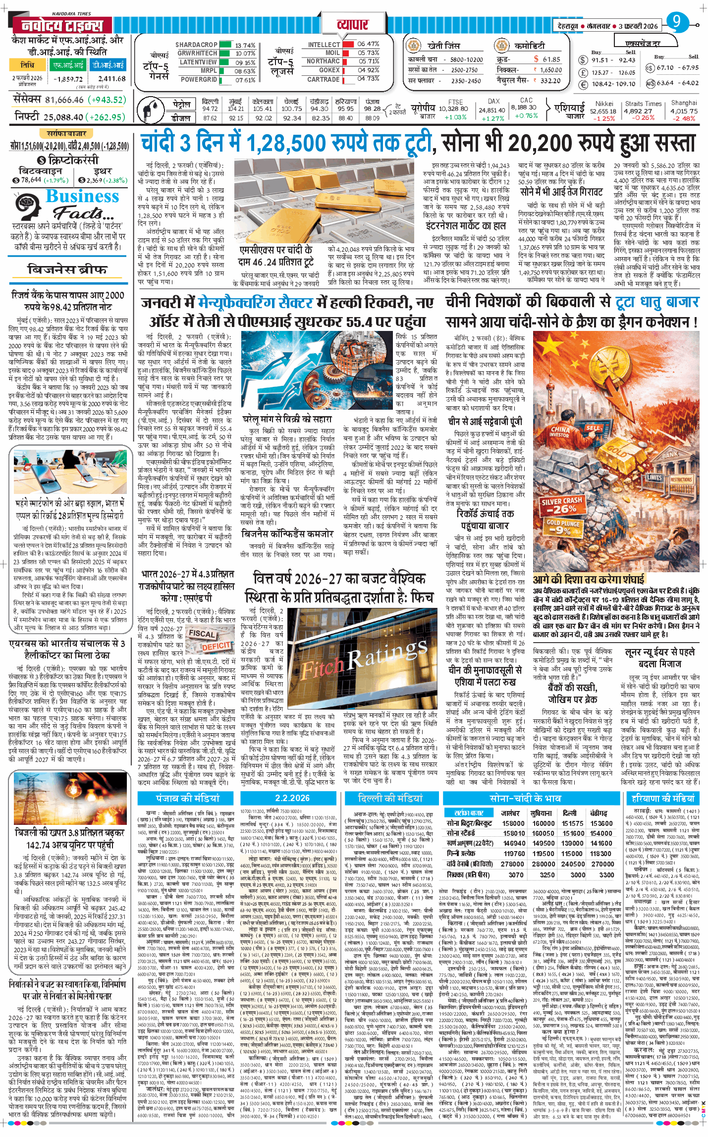 THE NAVODAYA TIMES MAIN UTTARAKHAND AND DEHRADUN 2026-02-03