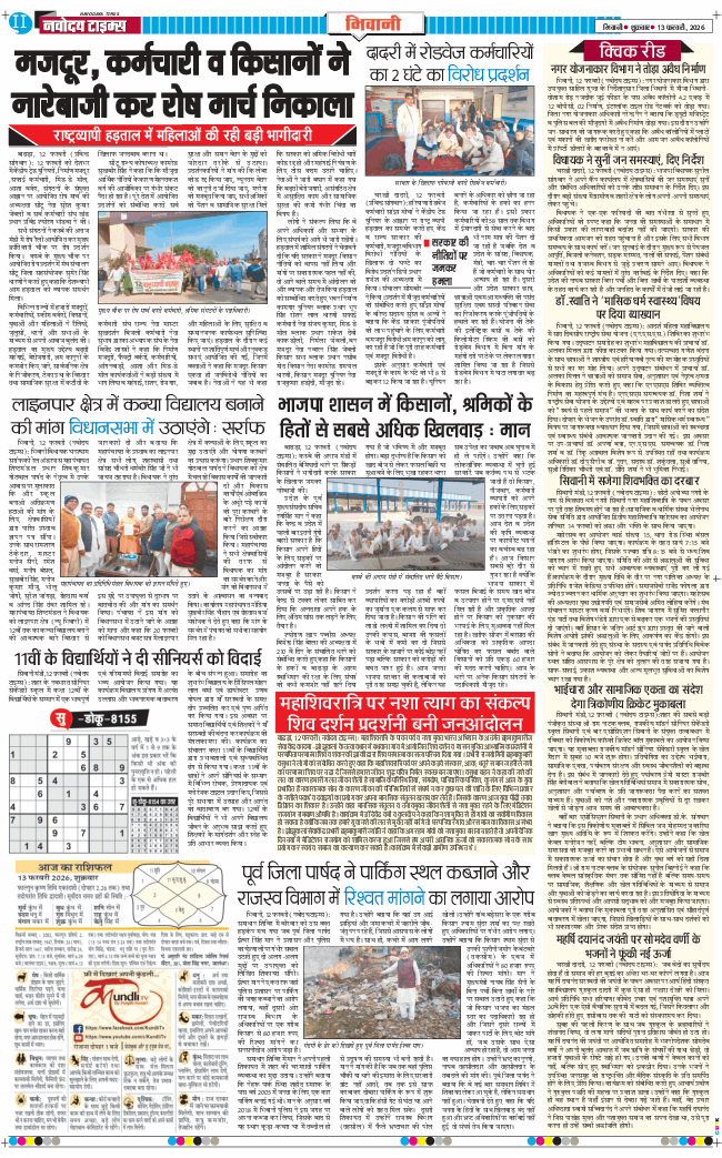 BHIWANI TIMES 2026-02-13