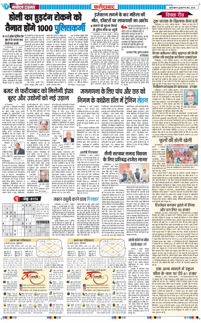 Faridabad 2026-03-04