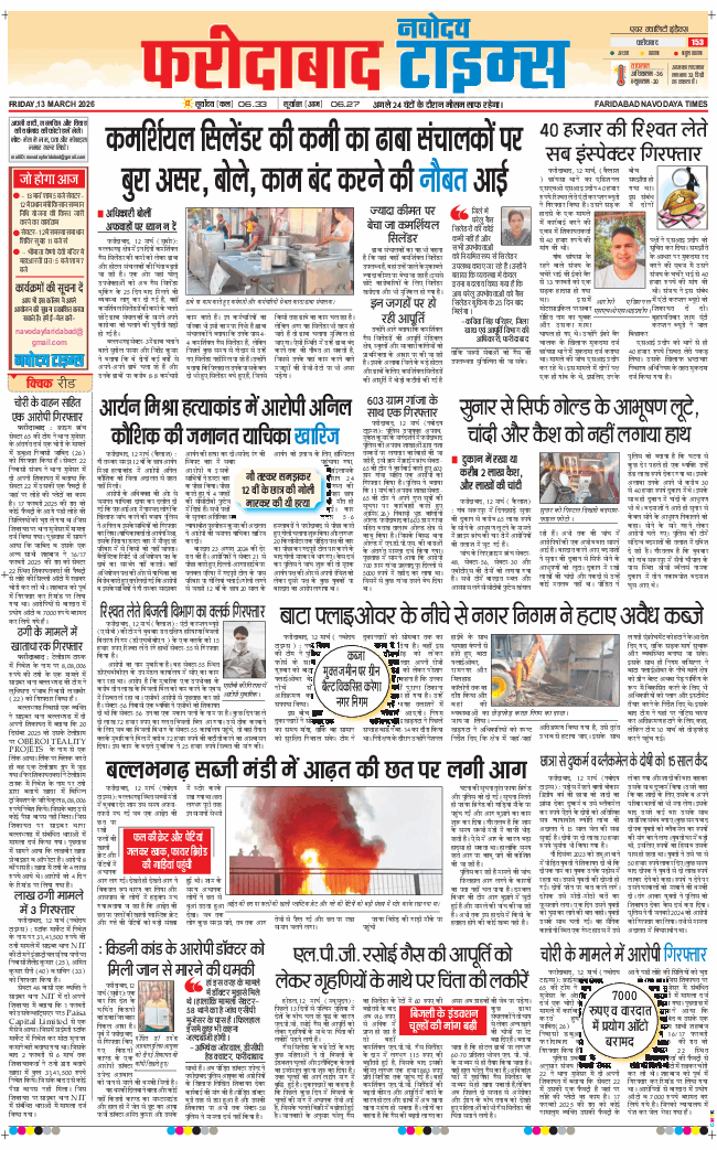 Faridabad 2026-03-13