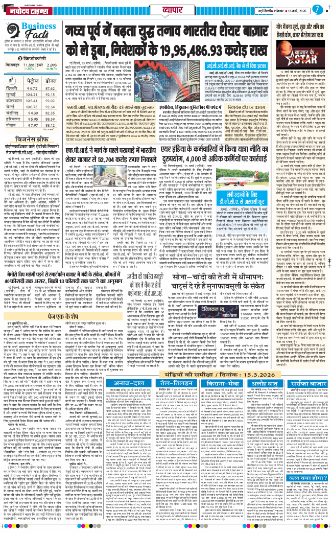 THE NAVODAYA TIMES MAIN UP 2026-03-16