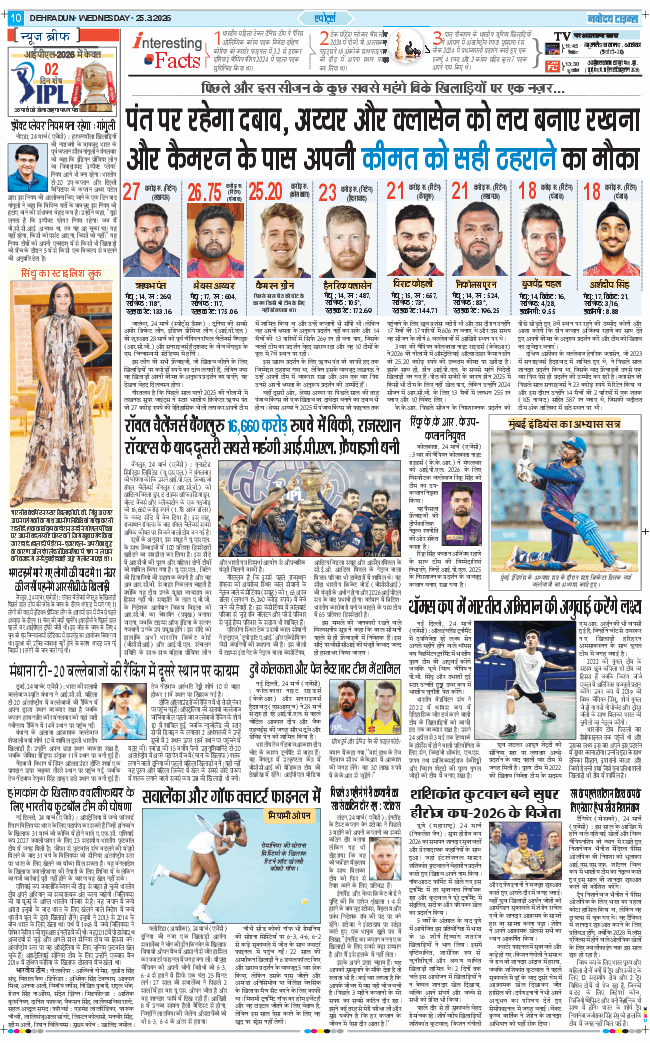 THE NAVODAYA TIMES MAIN UTTARAKHAND AND DEHRADUN 2026-03-25
