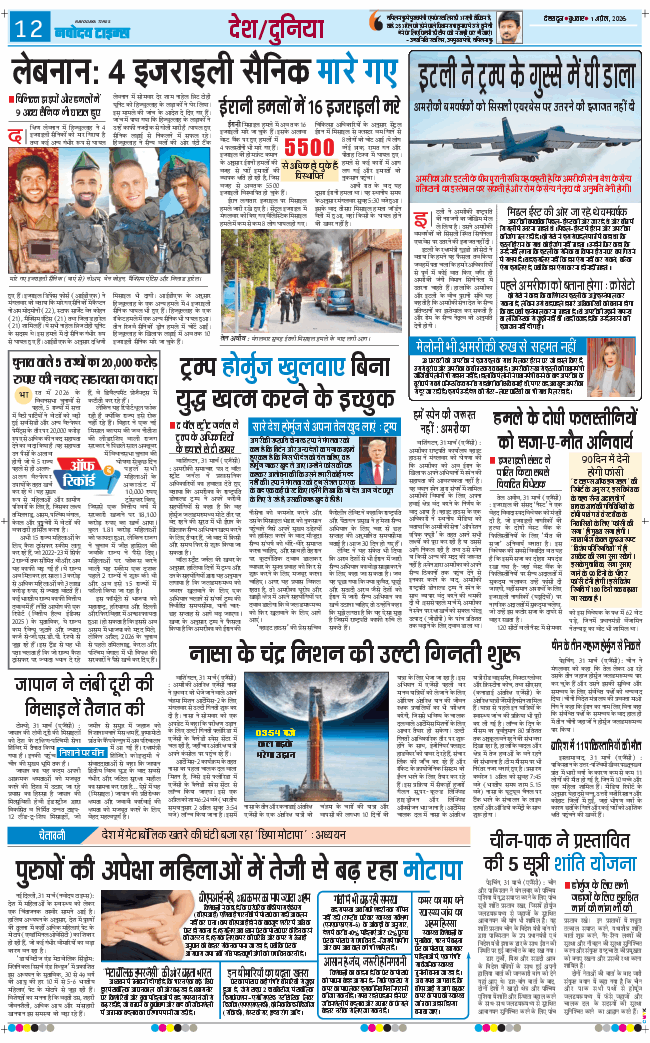 THE NAVODAYA TIMES MAIN UTTARAKHAND AND DEHRADUN 2026-04-01