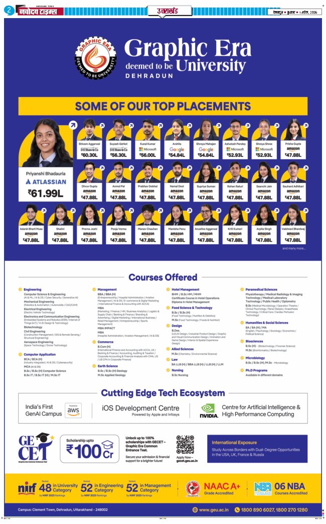 THE NAVODAYA TIMES MAIN UTTARAKHAND AND DEHRADUN 2026-04-01