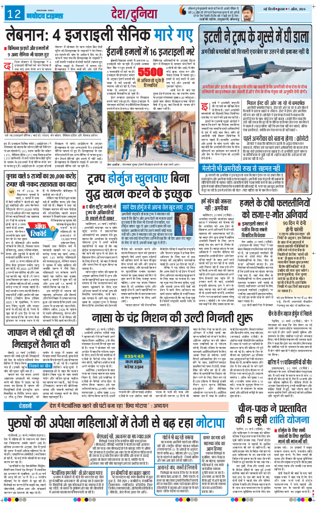 THE NAVODAYA TIMES MAIN UP 2026-04-01