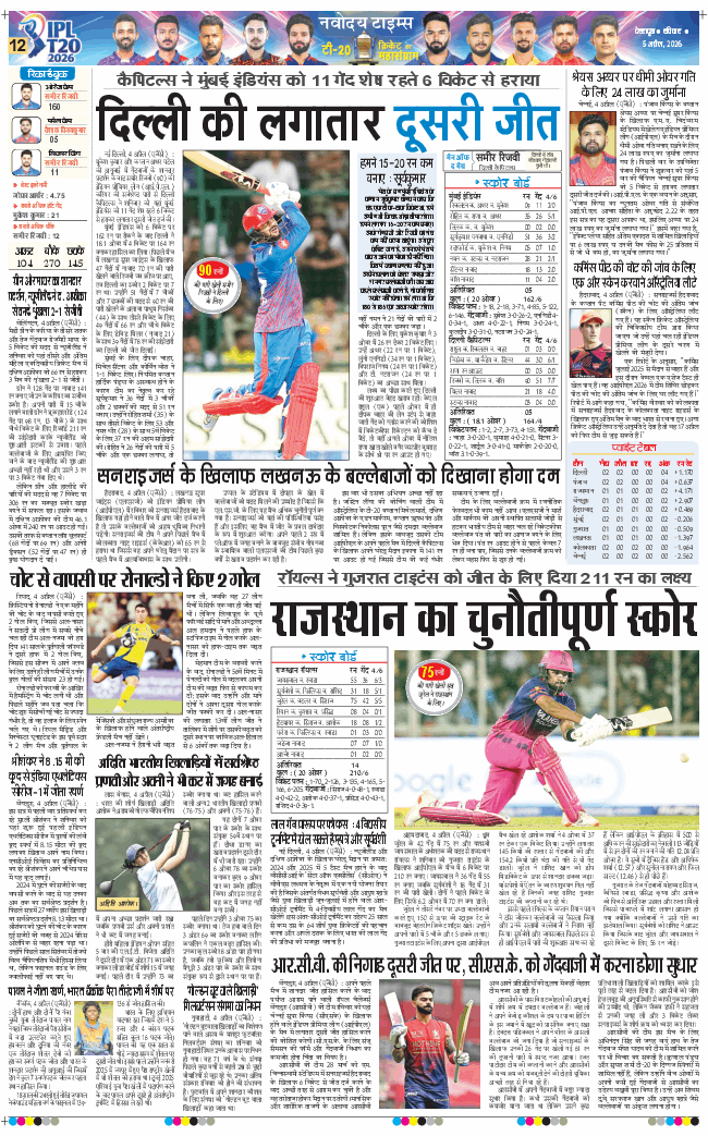 THE NAVODAYA TIMES MAIN UTTARAKHAND AND DEHRADUN 2026-04-05