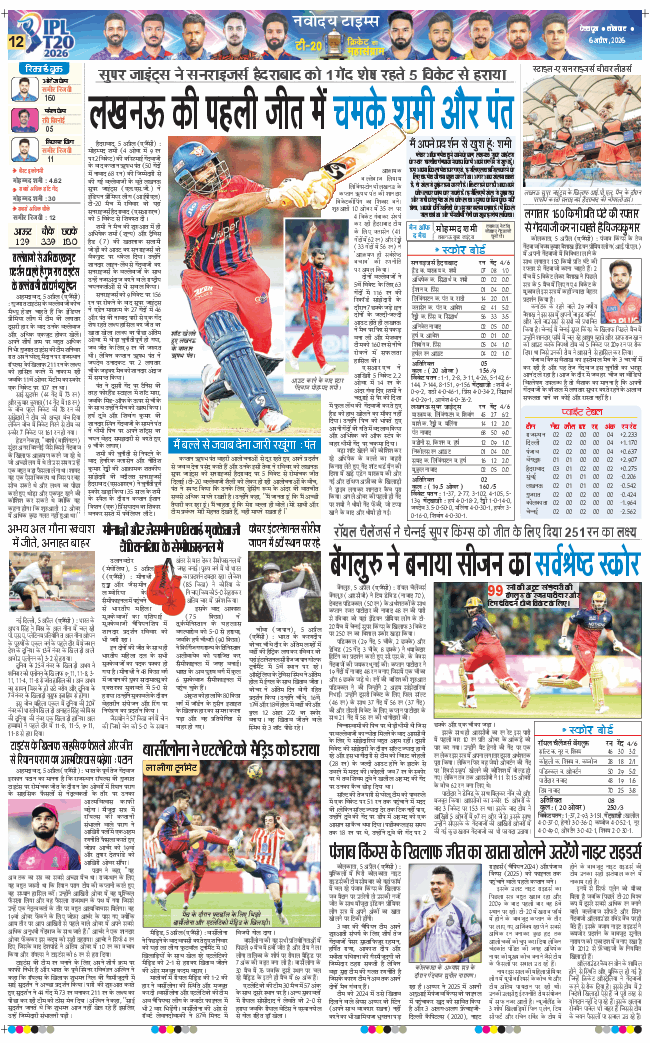 THE NAVODAYA TIMES MAIN UTTARAKHAND AND DEHRADUN 2026-04-06