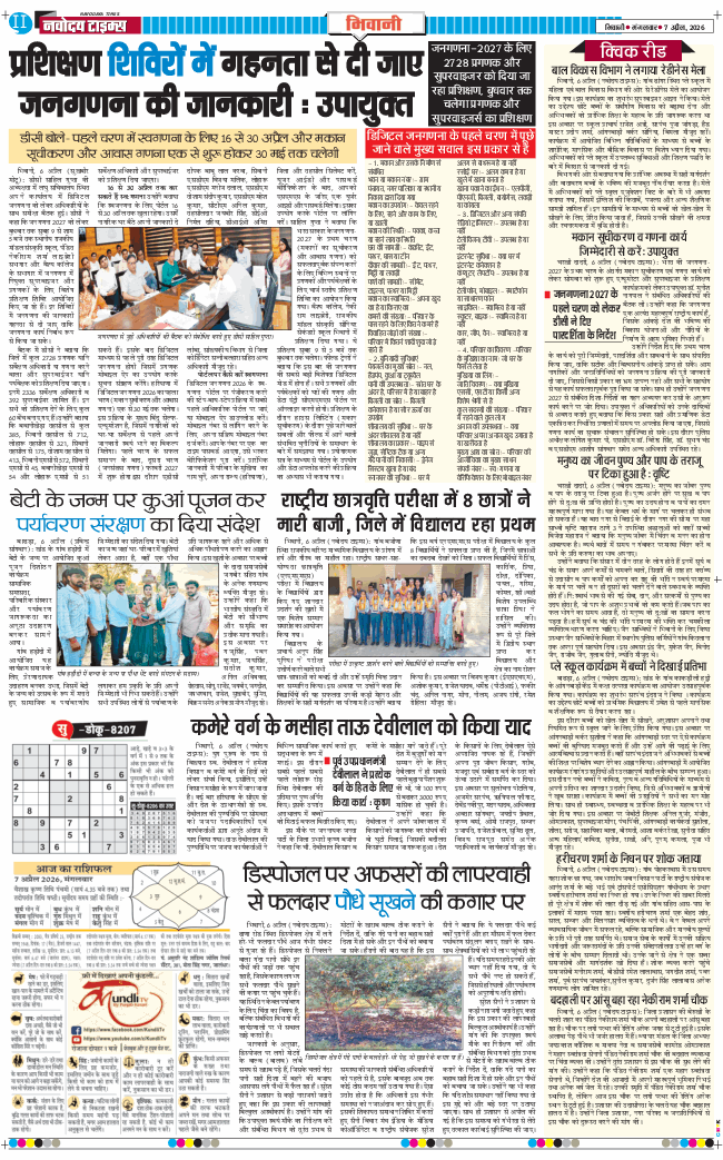BHIWANI TIMES 2026-04-07