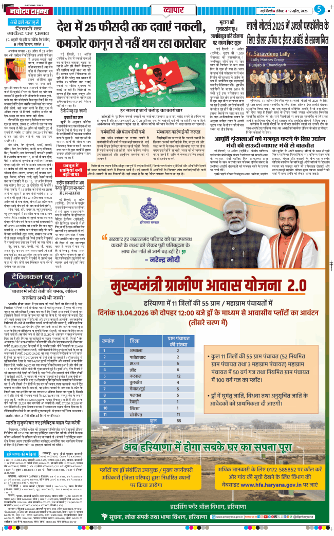 THE NAVODAYA TIMES MAIN UP 2026-04-12