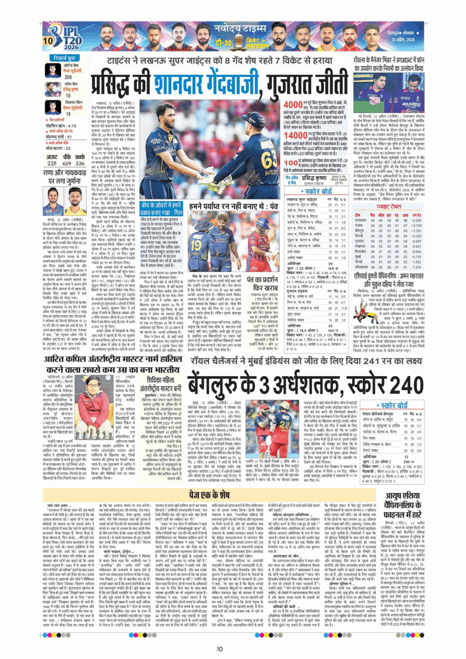 THE NAVODAYA TIMES MAIN UTTARAKHAND AND DEHRADUN 2026-04-13